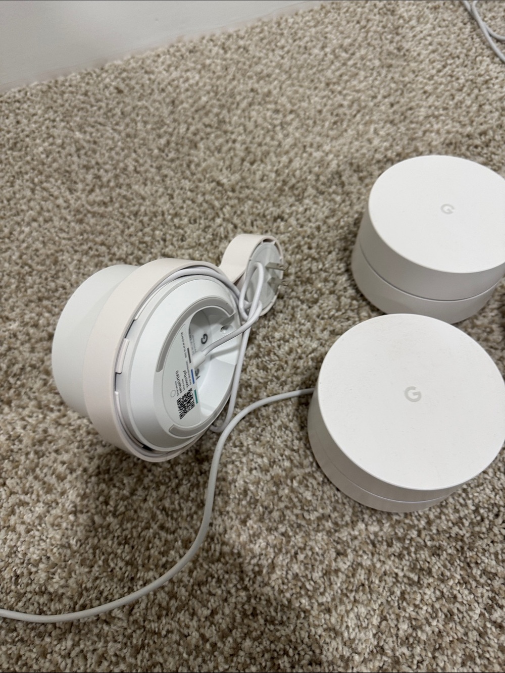 Google White Mesh Wi‑Fi Router Set - 4 Pack - Picture 6 of 7